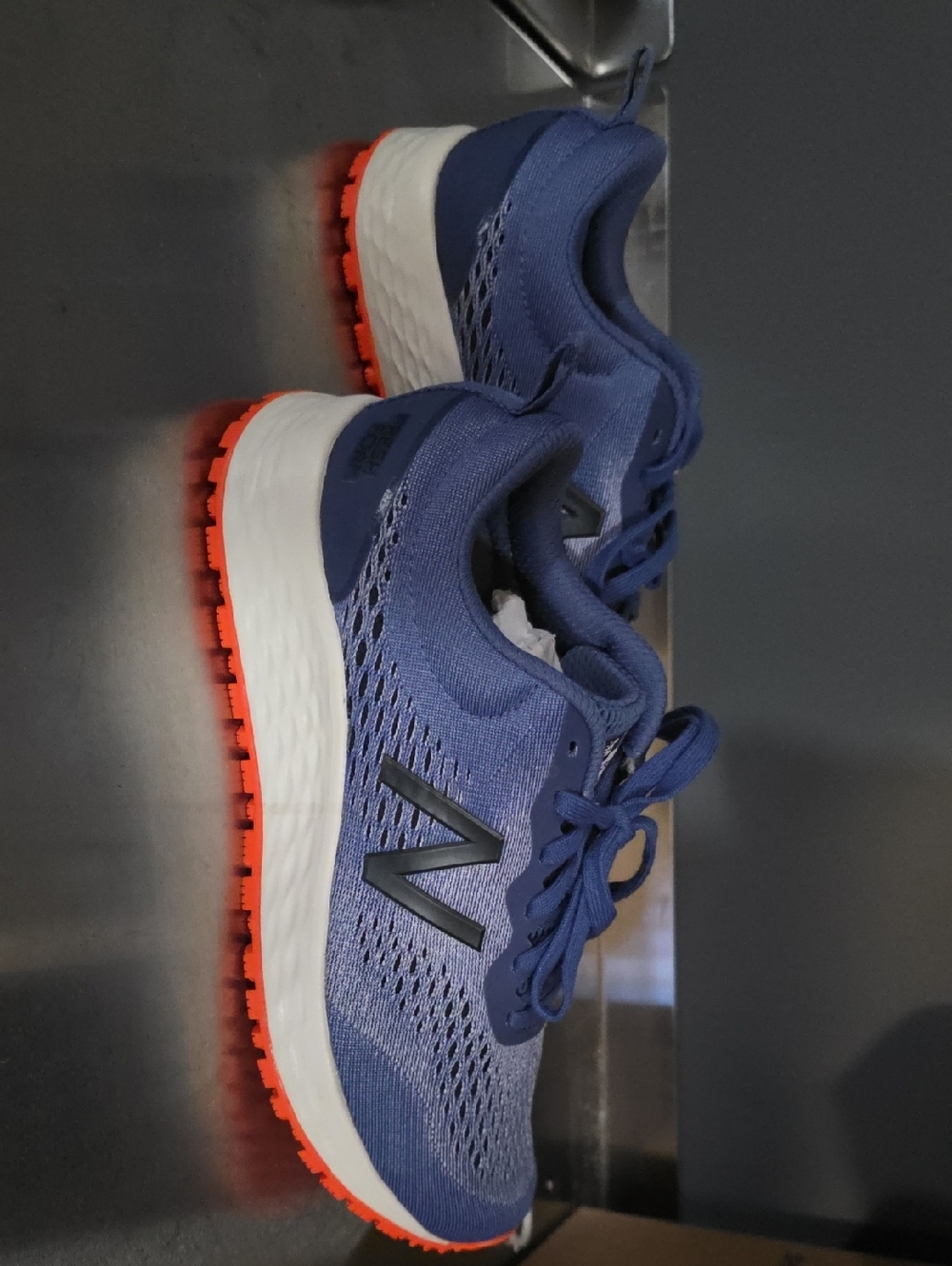 New Balance Blue and Orange Athletic Sneakers